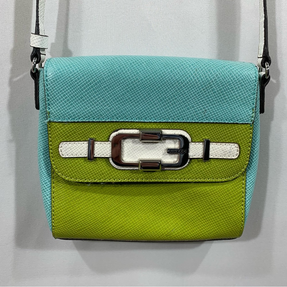 Vintage Guess Vegan Faux Leather Shoulder/Crossbody Bag